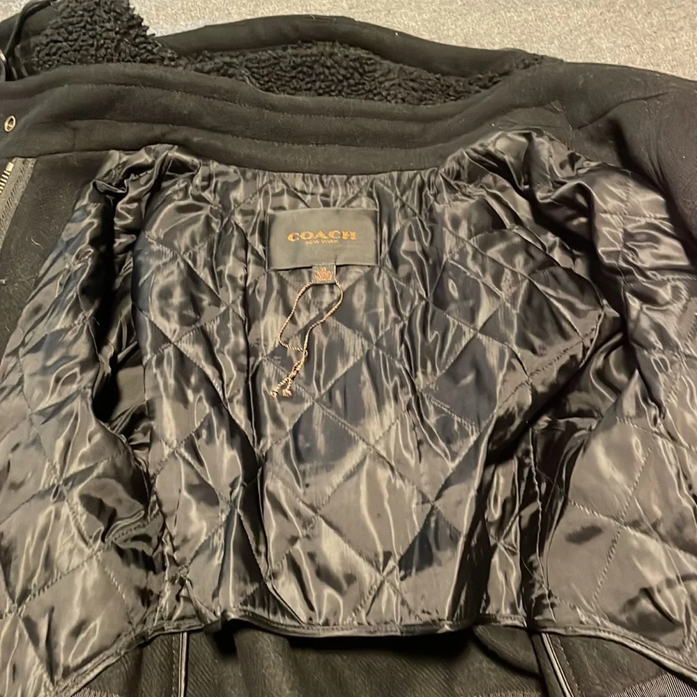 Coach wool coat, XS - Picture 5 of 9